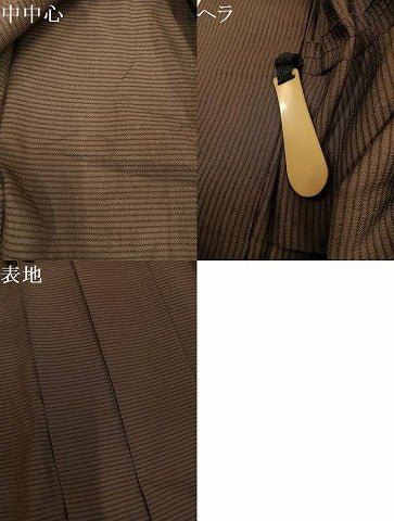 平和屋着物●男性　行灯袴　縞　正絹　逸品　AABL7340ph