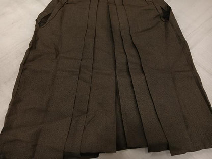平和屋着物●男性　行灯袴　幾何学文様　正絹　逸品　AABL7348ph