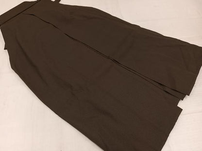 平和屋着物●男性　行灯袴　幾何学文様　大丸扱い　正絹　逸品　AABL7352ph