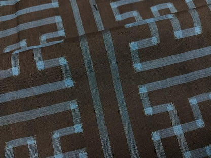 平和屋着物●本場大島紬　龍郷絣　秋名バラ　正絹　逸品　AABL7357ph