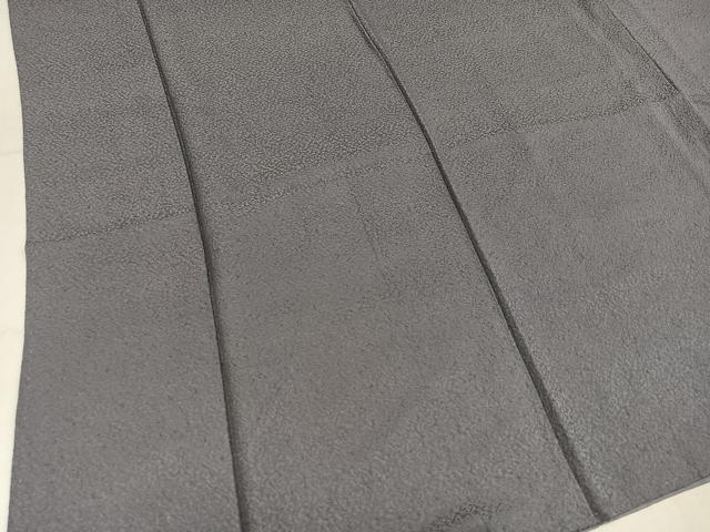 平和屋着物▼上質な色無地　江戸鼠色　正絹　逸品　AABL7361ph