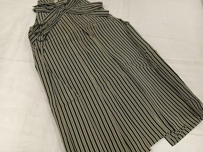 平和屋着物●男性　行灯袴　縞　正絹　逸品　AABL7368ph