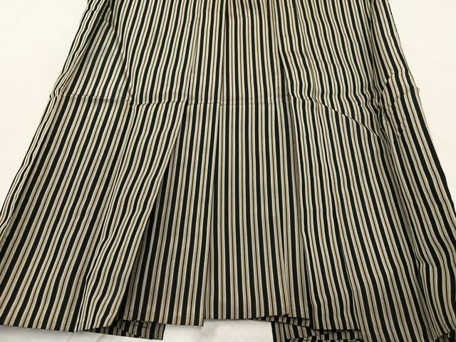 平和屋着物●男性　行灯袴　縞　正絹　逸品　AABL7368ph