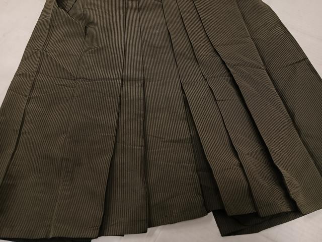 平和屋着物●男性　行灯袴　縞　正絹　逸品　AABL7374ph