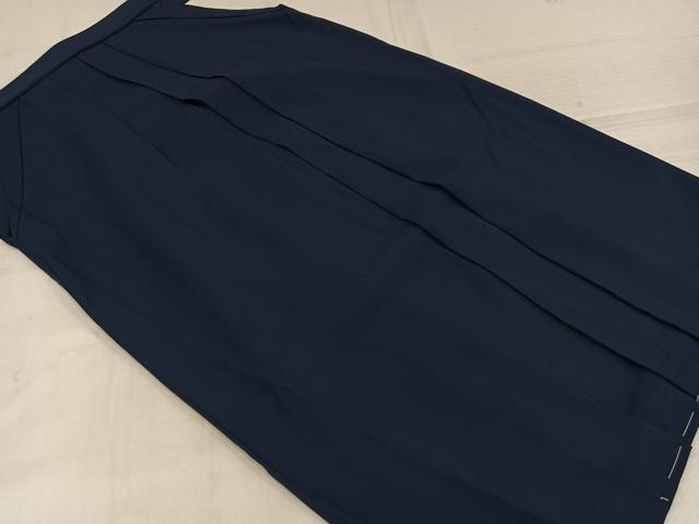 平和屋着物●女性　行灯袴　鉄御納戸色　洗える着物　未使用　AABL7375ph