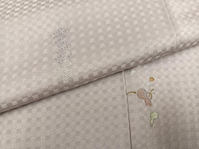 平和屋着物●訪問着　総刺繍　簪　瓢箪　正絹　逸品　AABL7381ph