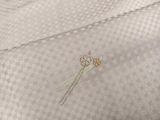 平和屋着物●訪問着　総刺繍　簪　瓢箪　正絹　逸品　AABL7381ph