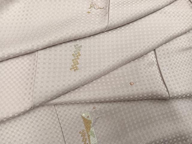平和屋着物●訪問着　総刺繍　簪　瓢箪　正絹　逸品　AABL7381ph