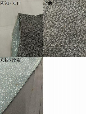 平和屋着物●江戸小紋　訪問着　寄せ小紋柄　正絹　逸品　AABL7407ph