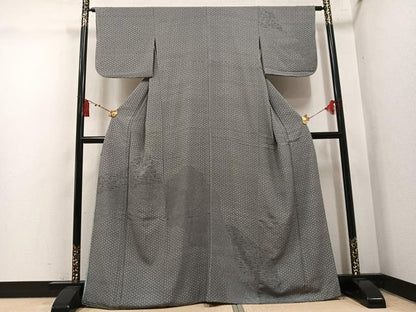 平和屋着物●江戸小紋　訪問着　寄せ小紋柄　正絹　逸品　AABL7407ph