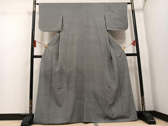 平和屋着物●江戸小紋　訪問着　寄せ小紋柄　正絹　逸品　AABL7407ph