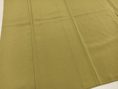 平和屋着物●上質な色無地　木蘭色　正絹　逸品　AABL7414ph