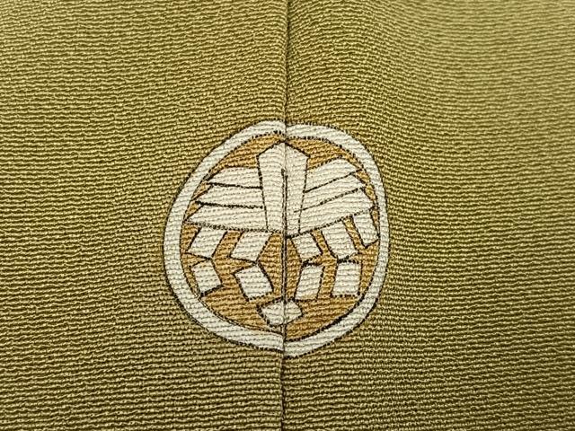 平和屋着物●上質な色無地　木蘭色　正絹　逸品　AABL7414ph