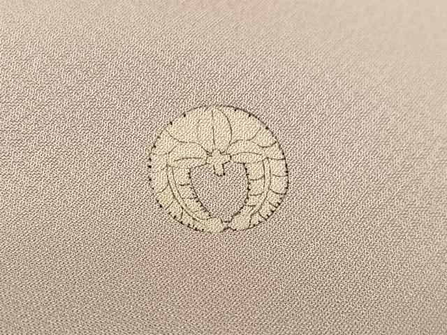 平和屋着物●鎌倉友禅　坂井教人　日本工芸会正会員　色留袖　刺繍　草花文　暈し染め　正絹　逸品　AABL7424ph