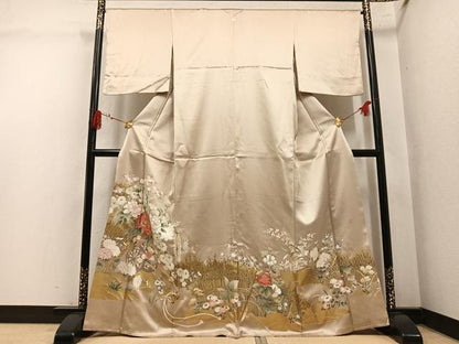 平和屋着物●豪華色留袖　作家物　花車文　松坂屋扱い　正絹　逸品　AABL7441ph