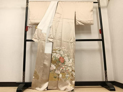 平和屋着物●豪華色留袖　作家物　花車文　松坂屋扱い　正絹　逸品　AABL7441ph