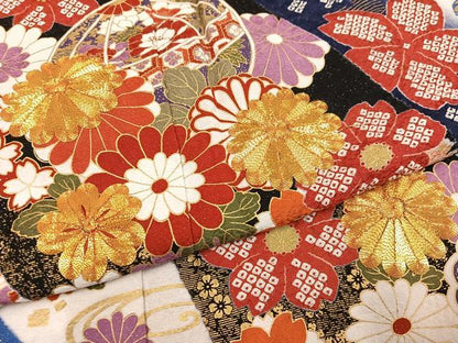 平和屋着物●豪華振袖　絞り　駒刺繍　花毬文　暈し染め　金彩　銀通し地　正絹　逸品　AABL7450ph