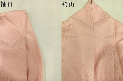 平和屋着物●上質な色無地　人色　正絹　逸品　AABL7458ph