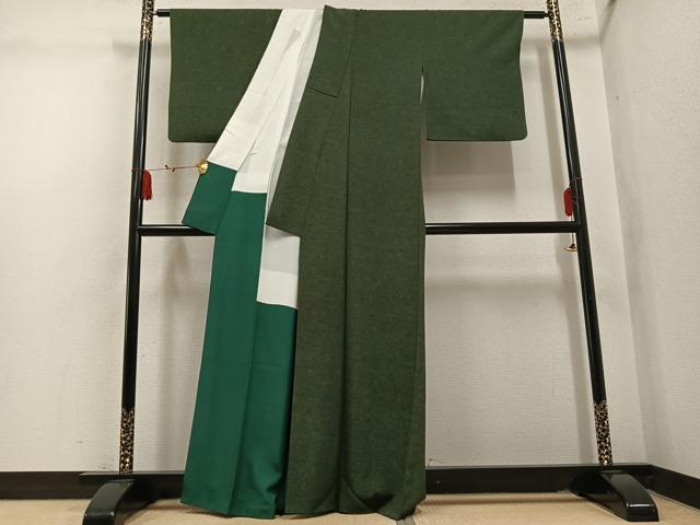 平和屋着物●江戸小紋　花鳥　天女　正絹　逸品　AABL7459ph