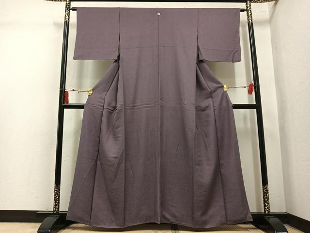 平和屋着物●江戸小紋　極小鮫小紋柄　正絹　逸品　AABL7470ph