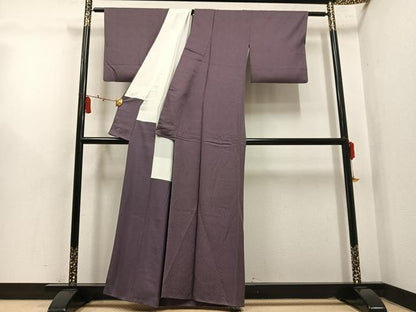 平和屋着物●江戸小紋　極小鮫小紋柄　正絹　逸品　AABL7470ph