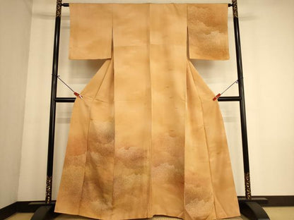 平和屋着物■訪問着　霞文　正絹　逸品　AABL7482br