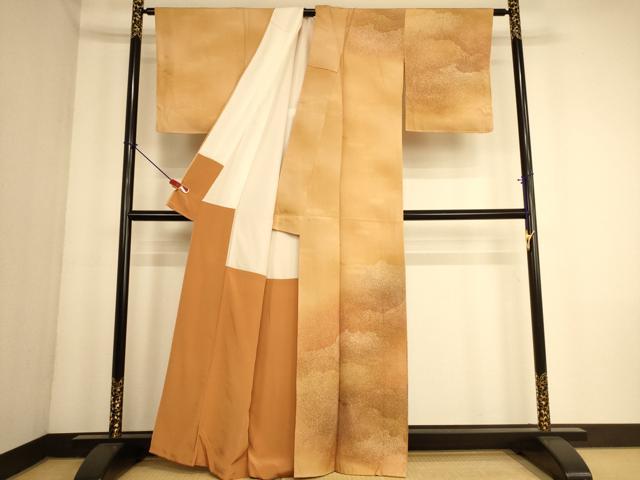 平和屋着物■訪問着　霞文　正絹　逸品　AABL7482br