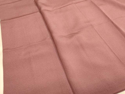 平和屋着物■上質な色無地　京紫色　正絹　逸品　AABL7490br