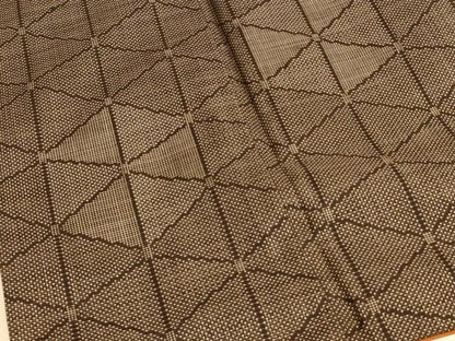 平和屋着物■本場大島紬　7マルキ　亀甲文　正絹　逸品　AABL7491br