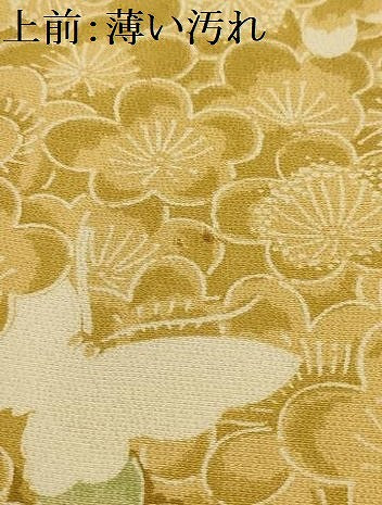 平和屋着物■上質な小紋　花蝶文　正絹　逸品　AABL7493sx
