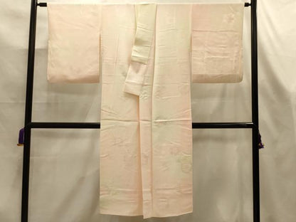 平和屋着物■長襦袢　袷　流水花文　暈し染め　松坂屋扱い　正絹　逸品　AABL7504sx