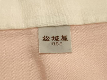 平和屋着物■長襦袢　袷　流水花文　暈し染め　松坂屋扱い　正絹　逸品　AABL7504sx