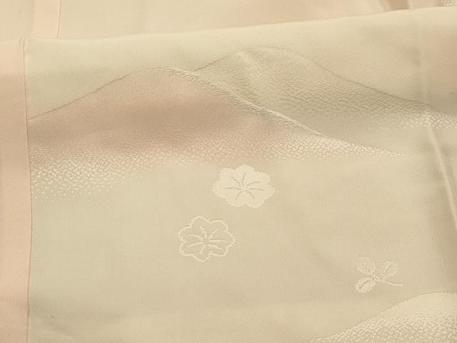 平和屋着物■長襦袢　袷　重ね山風景文　暈し染め　正絹　逸品　AABL7505sx