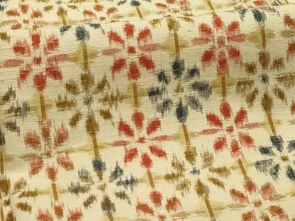 平和屋着物■上質な紬　花格子　正絹　逸品　AABL7508sx