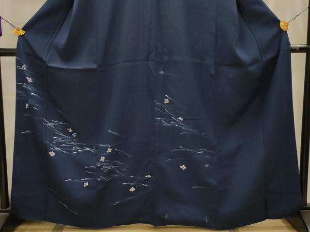 平和屋着物■訪問着　吹き寄せ文　ろうけつ染め　正絹　逸品　AABL7513sx