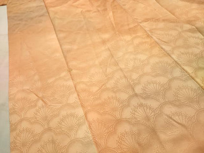 平和屋着物■上質な小紋　梅青海波　暈し染め　正絹　逸品　AABL7516sx