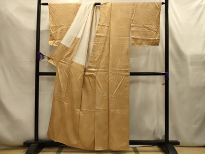 平和屋着物■上質な小紋　源氏車青海波　暈し染め　正絹　逸品　AABL7518sx