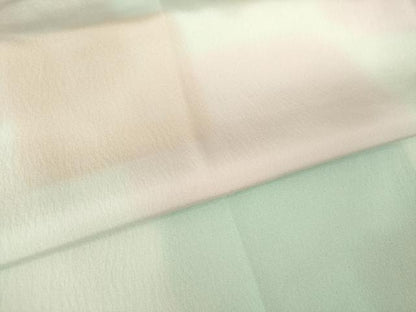 平和屋着物●長襦袢　無双仕立て　色紙重ね文　正絹　逸品　AABL7524ck