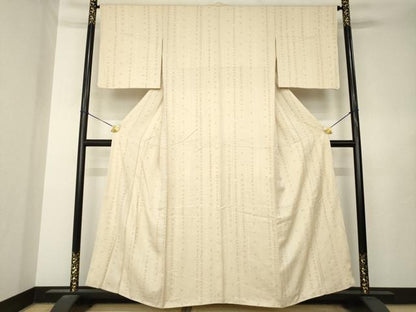 平和屋着物●上質な小紋　花間道　やまと誂製　正絹　逸品　AABL7528ck