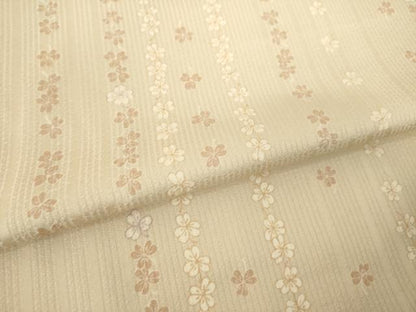 平和屋着物●上質な小紋　花間道　やまと誂製　正絹　逸品　AABL7528ck