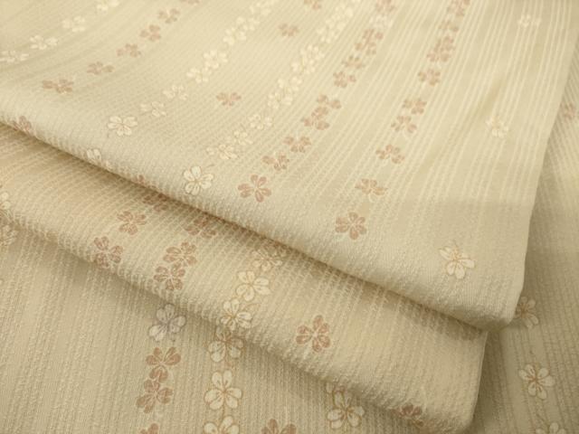平和屋着物●上質な小紋　花間道　やまと誂製　正絹　逸品　AABL7528ck