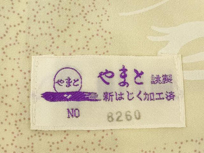 平和屋着物●上質な小紋　花間道　やまと誂製　正絹　逸品　AABL7528ck