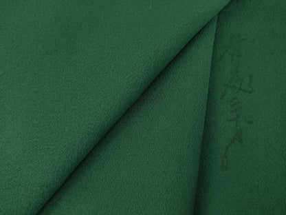 平和屋着物●染色作家　斉藤三才　色無地　天鵞絨色　正絹　逸品　AABL7538ck