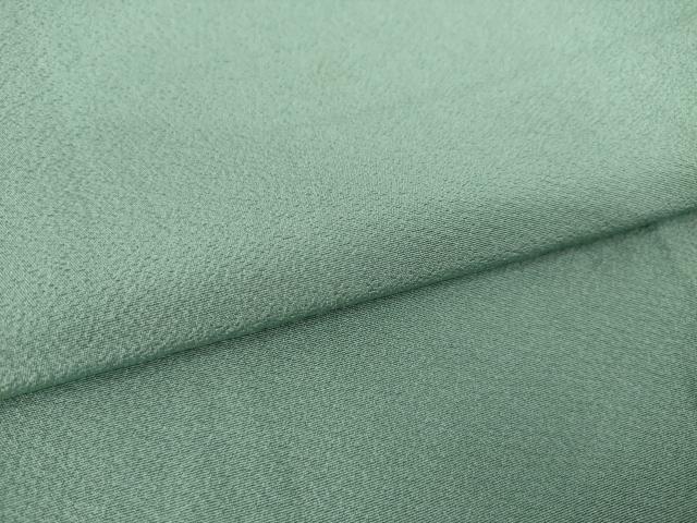 平和屋着物●上質な色無地　利休鼠色　正絹　逸品　AABL7540ck