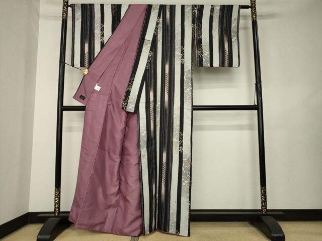平和屋着物●ファッションブランド　hiromichi nakano　ヒロミチナカノ　小紋　花間道　洗える着物　AABL7541ck