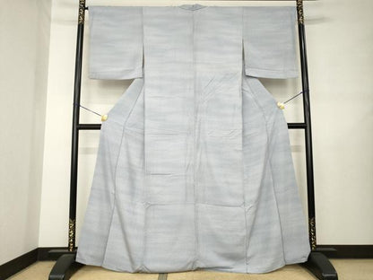 平和屋着物●江戸小紋　小花文　暈し染め　正絹　逸品　AABL7558ck