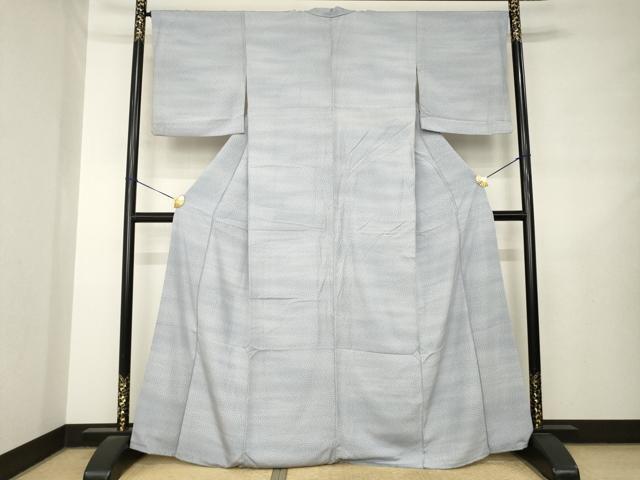 平和屋着物●江戸小紋　小花文　暈し染め　正絹　逸品　AABL7558ck