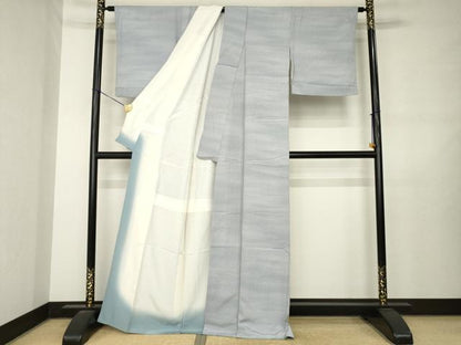 平和屋着物●江戸小紋　小花文　暈し染め　正絹　逸品　AABL7558ck