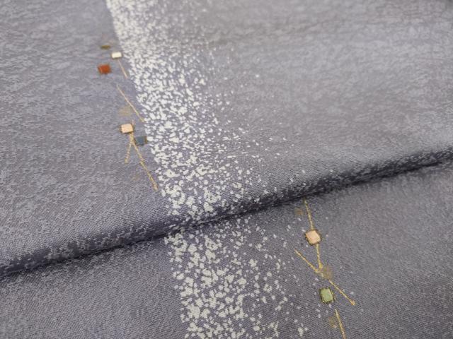 平和屋着物●訪問着　作家物　刺繍　間道　金糸　金彩　正絹　逸品　AABL7561ck