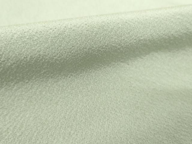 平和屋着物●上質な色無地　柳鼠色　正絹　逸品　AABL7564ck
